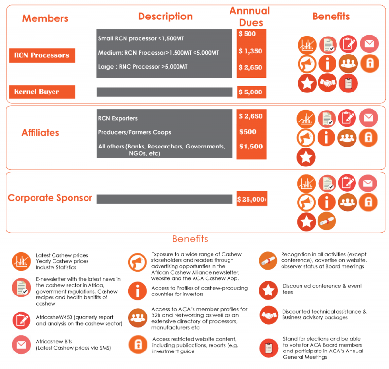 ACA Members Categories